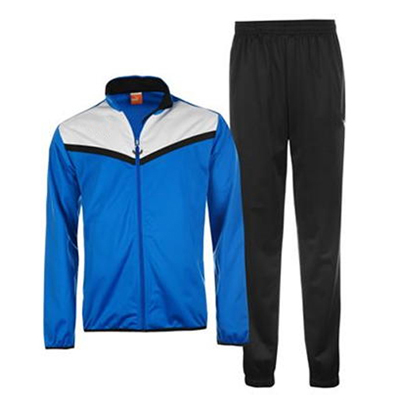Wholesale Electric Blue with White Detail and Black Track Suit USA, Canada