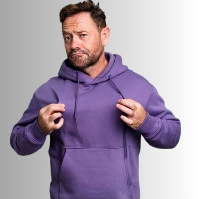 Purple Men’s Fitness Hoodies