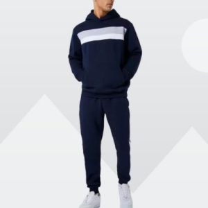 men blue blocked tracksuit supplier