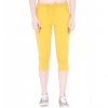 yellow capri pants