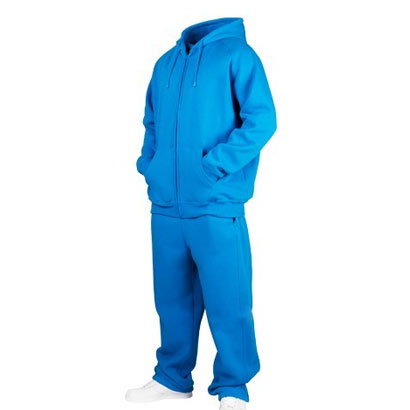 Wholesale Aqua Blue Sweat Suit for Men USA, Canada