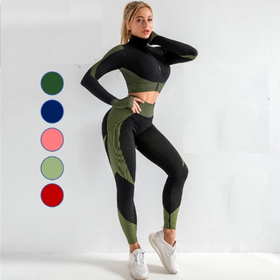 long sleeve active wear set-for-women all colors supplier