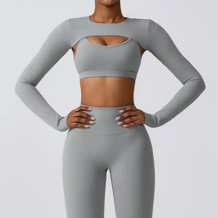 Gray Color Gym Clothes Wholesale in USA