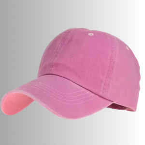 Washed Cotton Adjustable Baseball Cap for Women and Men