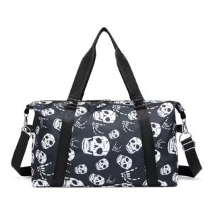 bulk sublimation skull gym duffel bag