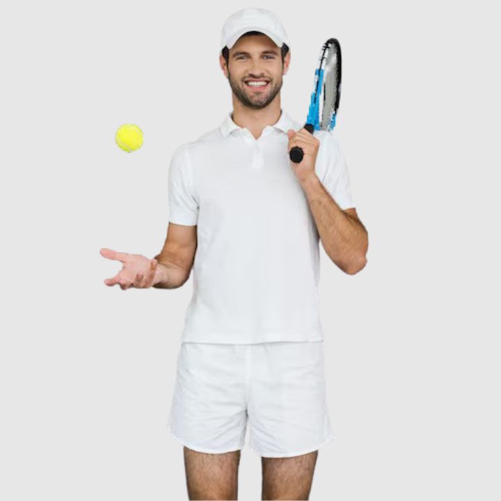 men tee with shorts manufacturer